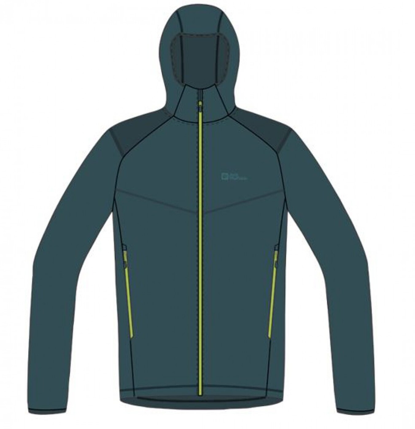 JACK WOLFSKIN KOLBENBERG HOODED FZ M - Herren